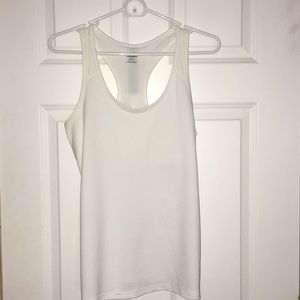 Old Navy Racerback Tank ~ Medium Tall ~ White